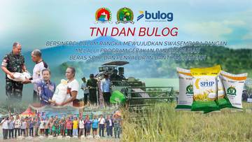  TNI-Bulog Wujudkan Swasembada Pangan di Papua