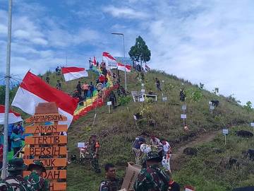 Korem 172/PWY Tanam Pohon Dukung Alam Lestari