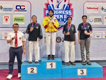 ‎Personel Polresta Ukir Prestasi di Taekwondo