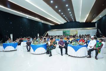 Pangdam XIV/Hsn Menghadiri Doa Bersama Hari Bhayangkara Ke-78