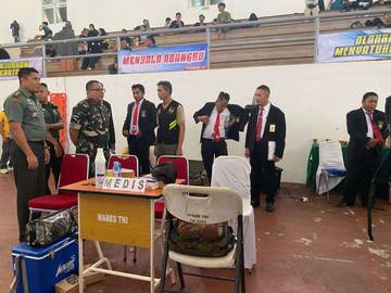 Kejurnas Sepak Takraw Piala Panglima TNI Dipantau dari Mabes AD