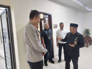 Kapolres Gowa Silaturahi ke Pengadilan Negeri Gowa