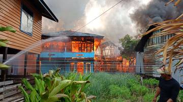 Satu Unit Rumah Milik Warga Respen Tubu Terbakar