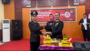 Syukuran Puncak Peringatan HUT Bhayangkara ke-78 Polres Malinau