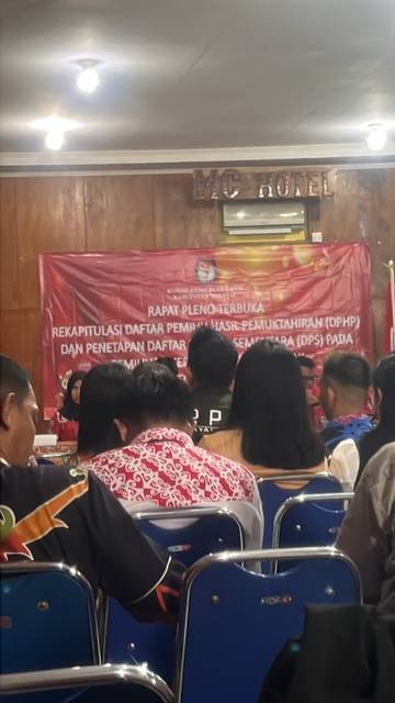 KPU Gelar Rapat Pleno Terbuka Penetapan DPT