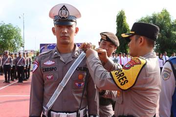 Apel Gelar Pasukan Operasi Zebra Kayan 2024 Polres Malinau 