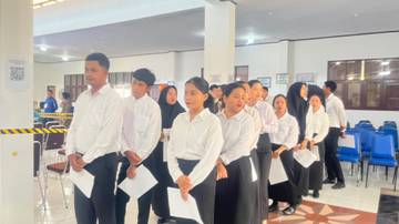 Suasana Hari Pertama SKD CPNS Malinau 2024