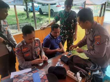 Wakapolres Pasangkayu Pengecekan Pos Pam  Nataru  di Sarjo