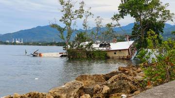Kondisi KM. Banawa Nusantara 101 Terlihat Rusak Parah
