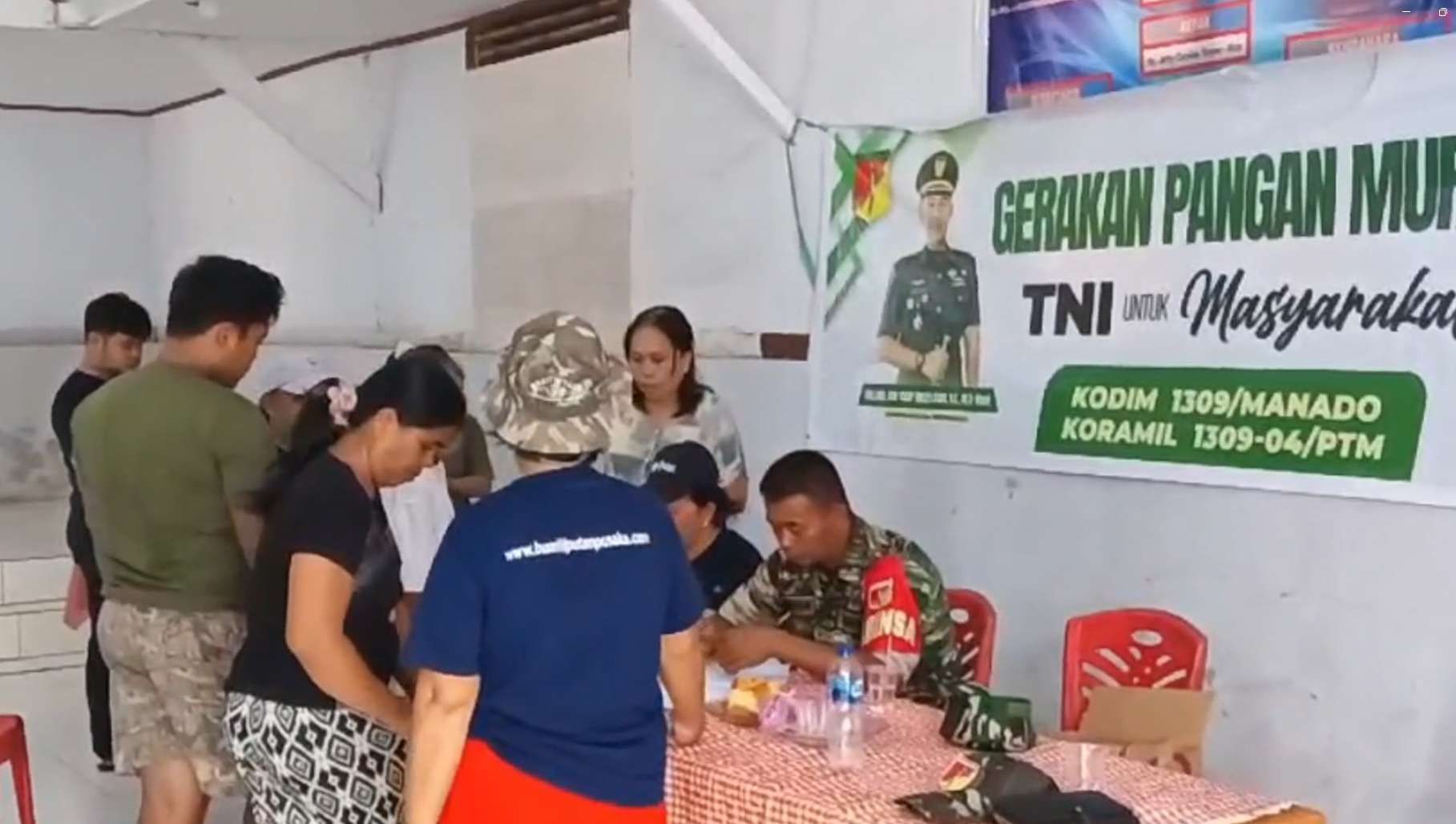 Gerakan Pangan Murah di Tombulu Diserbu Warga Desa - RRI.co.id