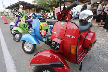 Scooterist Vespa Aceh Barat