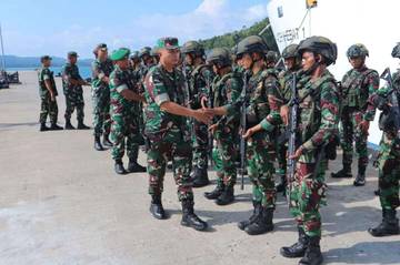 Pelepasan Prajurit Penjaga Pulau Terluar Aceh