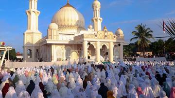 Shalat Id Lebih Awal di Aceh