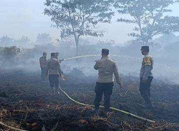 Pemadaman Karhutla di Aceh Barat
