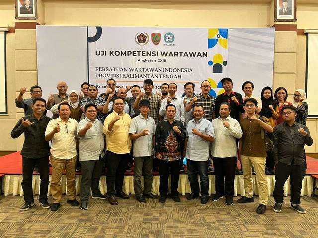  UKW PWI Kalteng Angkatan XXIII Resmi Ditutup
