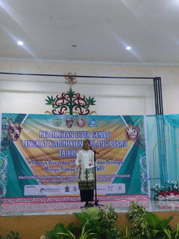 Pemilihan Duta GenRe Pulang Pisau Dihiasi Unjuk Bakat Unik