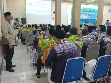 Jemaah Calon Haji Asal Kapuas Tiba di Banjarmasin