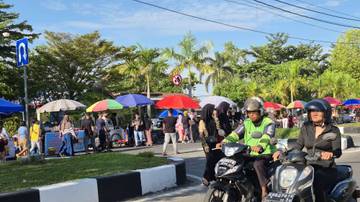 Ujicoba Penataan 2 Jalur CFD Palangka Raya