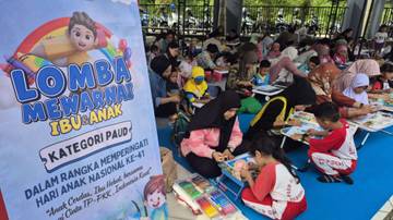 Lomba Mewarnai Meriahkan Peringatan HAN Ke-41 di Kalteng