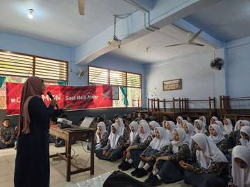 Astra Motor Mengajak Pelajar pada Kegiatan Edukasi Safety Riding 