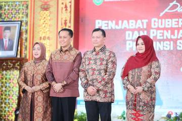 Momen Syahdu Malam Pisah Sambut Pj Gubernur Sumsel