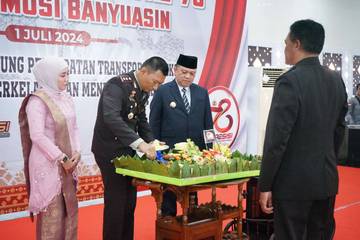 Polres Muba Gelar Upacara HUT Bhayangkara ke-78