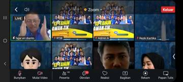 Apel Virtual 13 Tahun Relawan TIK Indonesia