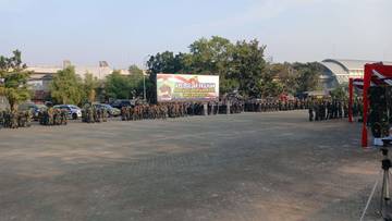 Siap Amankan Pilkada, Kodam II/Sriwiijaya Gelar Apel