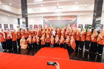 Dharma Wanita Persatuan Kabupaten Musi Banyuasin Sosialisasi  Stunting