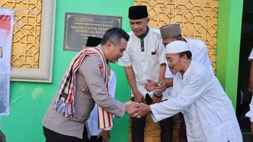 Kapolres Muba Silahturahmi ke Pondok Pesantren Al Maarif