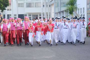 Lomba Berbaris Memeriahkan HUT Kemerdekaan RI di Muba