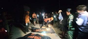 Tim SAR Menemukan Korban Tenggelam di Sungai Lalan