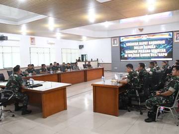 Korem Gapo Gelar Rakor Kesiapan Pengamanan Pilkada 2024