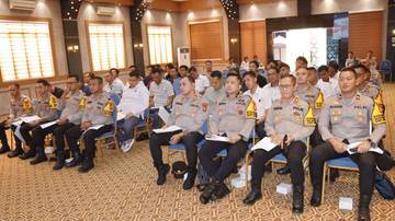 Ratusan Personel Polres Muba Ikuti Sosialisasi KUHP Baru