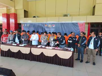 Polres Banyuasin Tangkap 31 Pengedar Narkoba, Termasuk ASN
