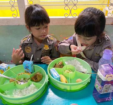 Panca Bakti 1 Palembang, TK Pertama Menerima MBG