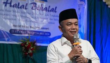 Wali Kota Palu Hadiri Acara Halal Bihalal di Lasoani