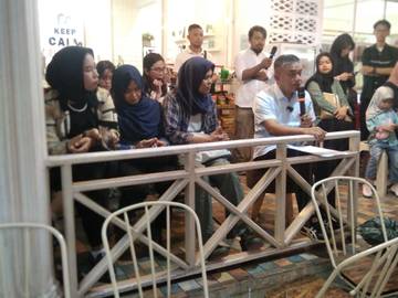 Diguyur Hujan, Hadianto Rasyid Hadir Selaku Pembicara
