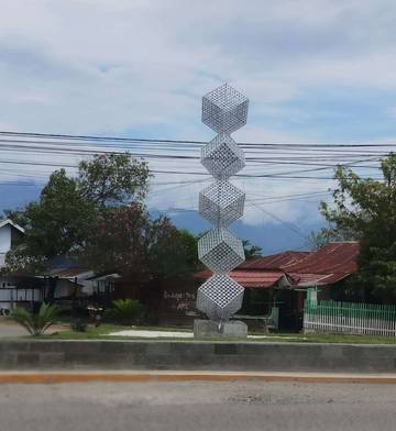 Icon Taman Kubus Mempercantik Kota Palu