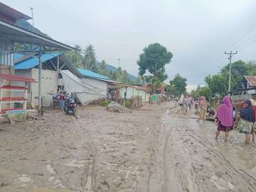 Banjir Bandang Terjang Desa Bobo di Kabupaten Sigi 