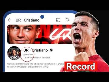 Kanal YouTube Ronaldo Pecah Rekor, Langsung Dapat Gold Play Button