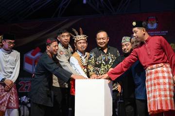 KPU Ketapang Luncurkan Maskot Pilkada 2024