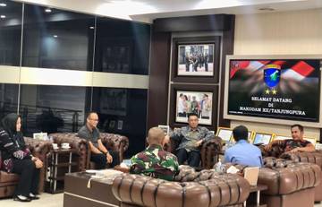 RRI Pontianak Audensi ke Kodam XII/Tpr