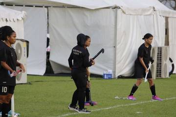 Tim Hockey Putri Outdor Kalbar Latihan Jelang Pertandingan PON XXI