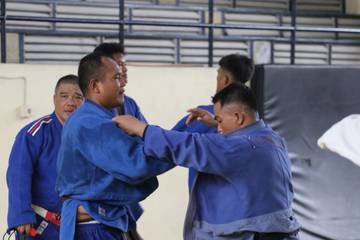 Atlet Judo Kalbar Latihan di Medan 