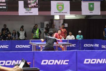 Tenis Meja Beregu Putra PON XXI Kalbar vs Sumut