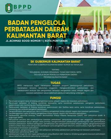 Badan Pengelola Perbatasan Daerah Kalimantan Barat 