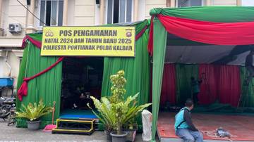 Polisi Pastikan Keamanan Natal dan Tahun Baru di Pontianak