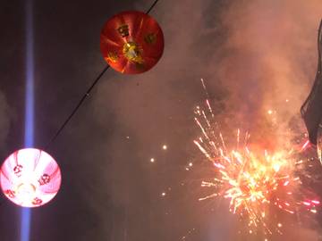 Kemeriahan Malam Tahun Baru Imlek di Pontianak