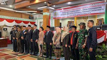 Pelantikan Andika Permana Sebagai Angota PAW DRPD Pontianak